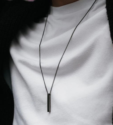 Rectangle Pendant Necklace